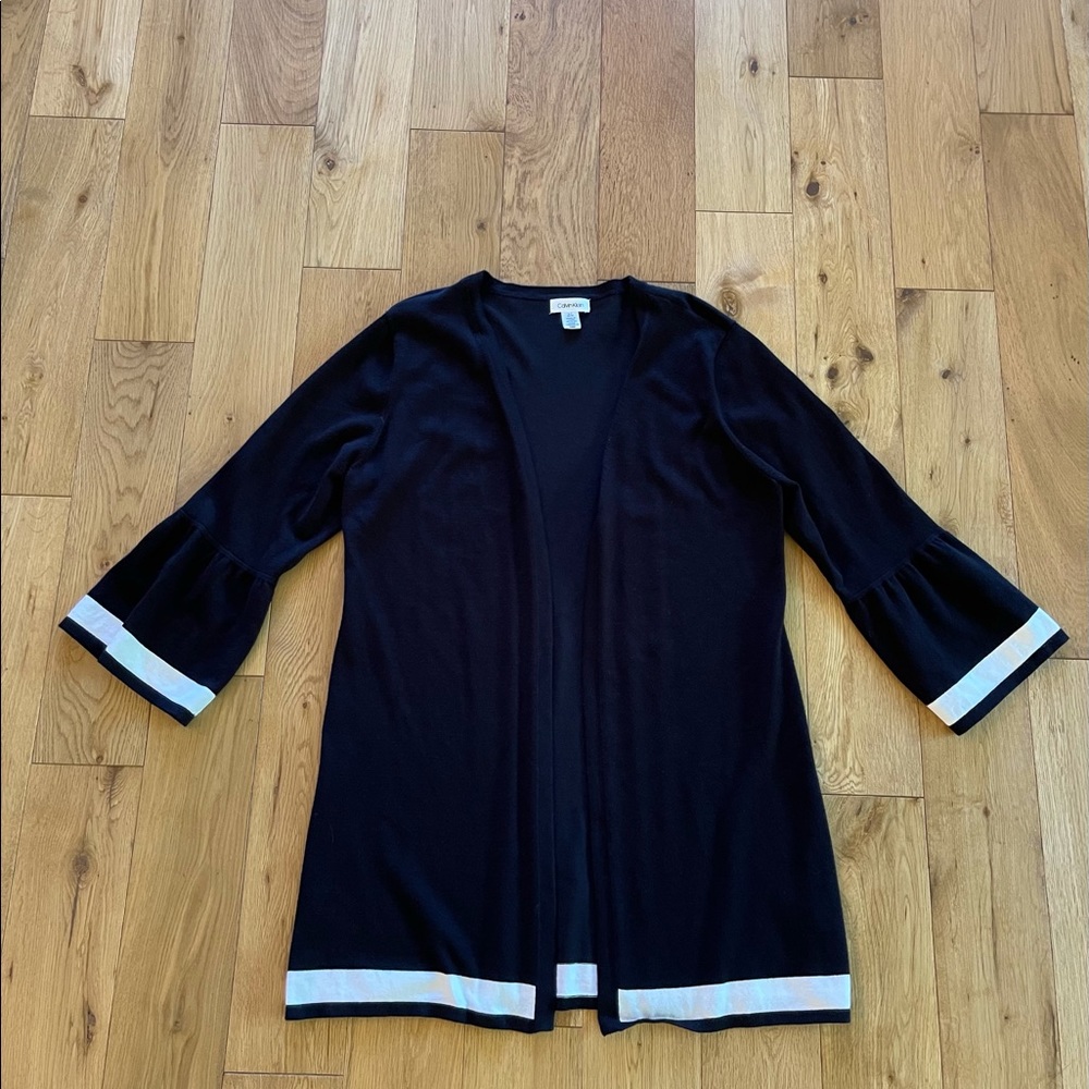 Calvin Klein Black and White Sweater